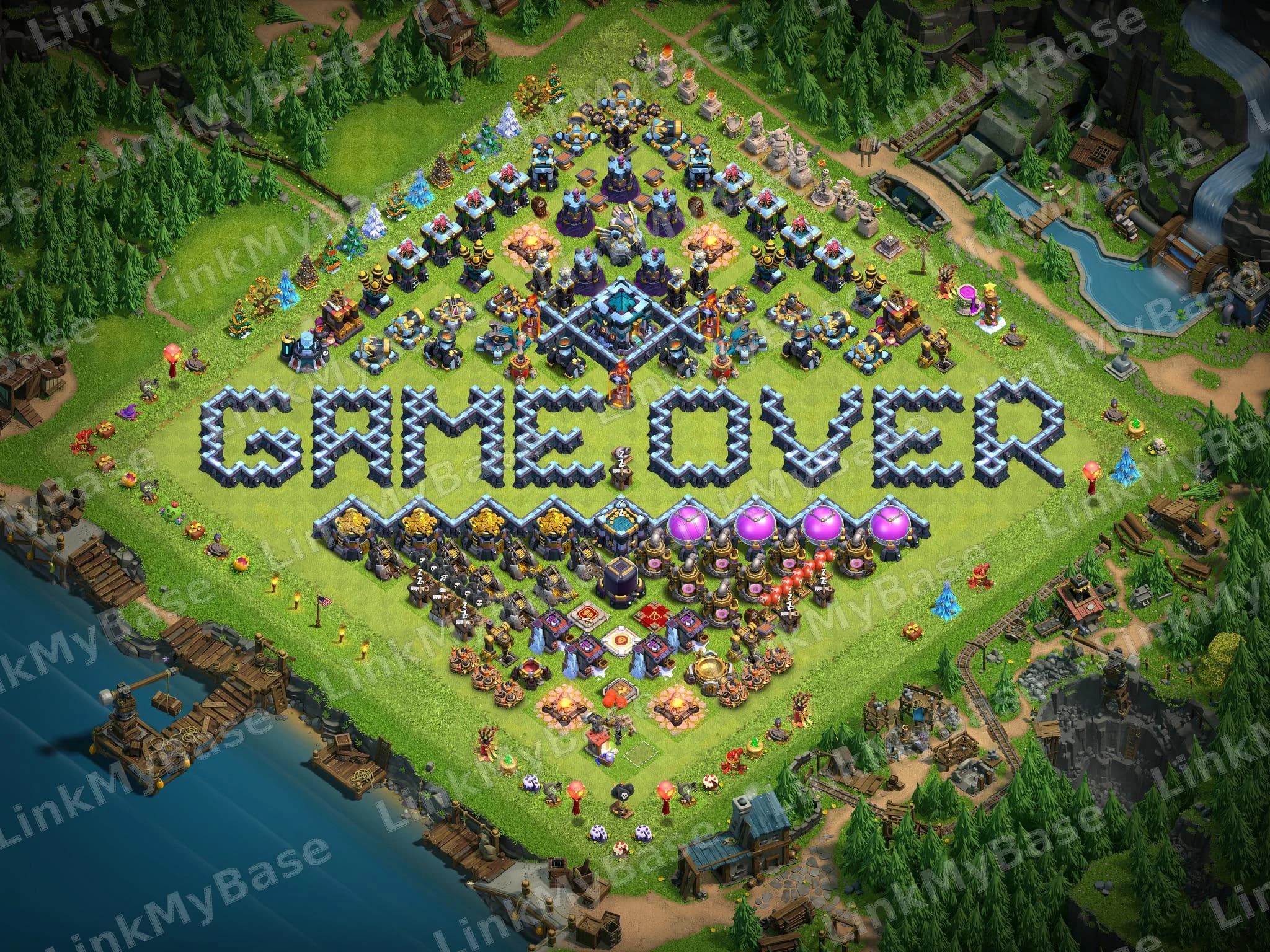 TH13 Game Over Art Base layout preview