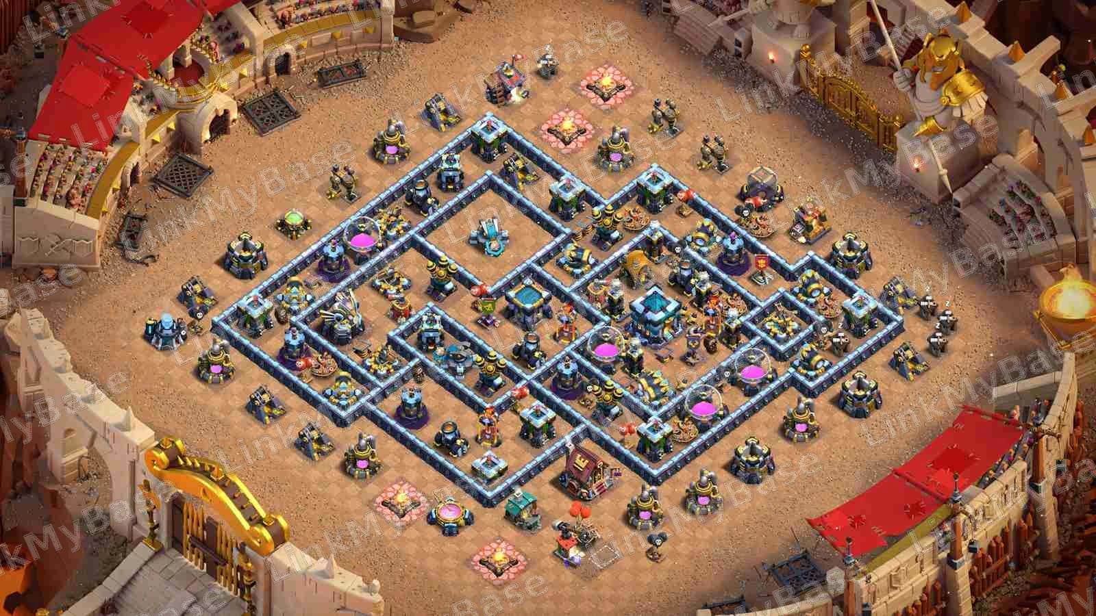 TH13 Anti-Everything Compartment War Base layout preview
