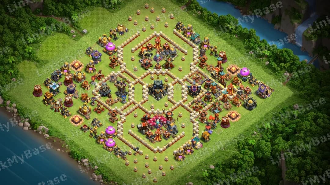 TH17 Anti 3-Star Ring Base layout